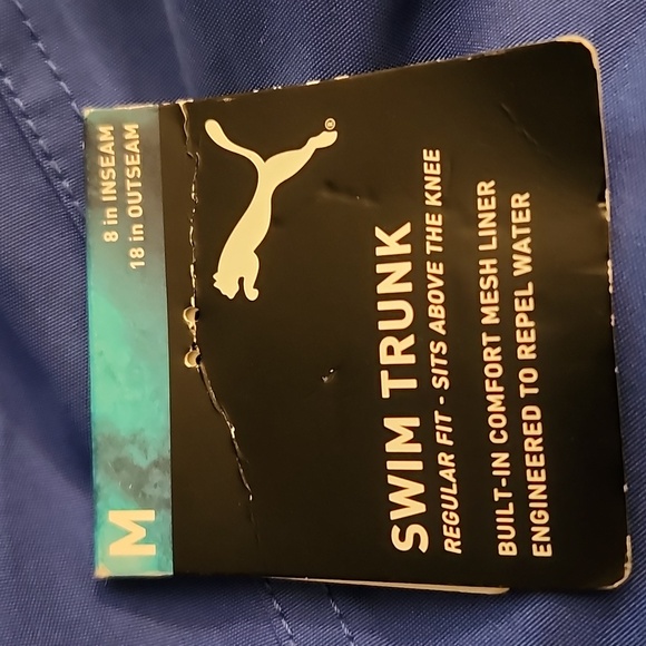 Puma Swim Trunk Size Medium - Picture 8 of 9